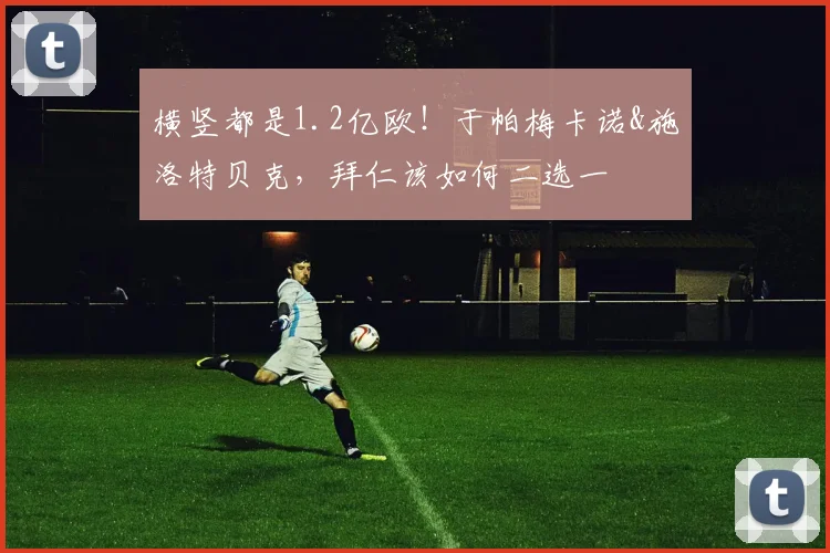 横竖都是1.2亿欧！于帕梅卡诺&施洛特贝克，拜仁该如何二选一